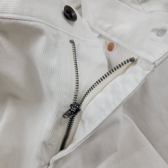 Todd Snyder Slim Fit Bedford Rugged Corduroy Pants size 33x32 White JE038618 - Picture 9 of 12